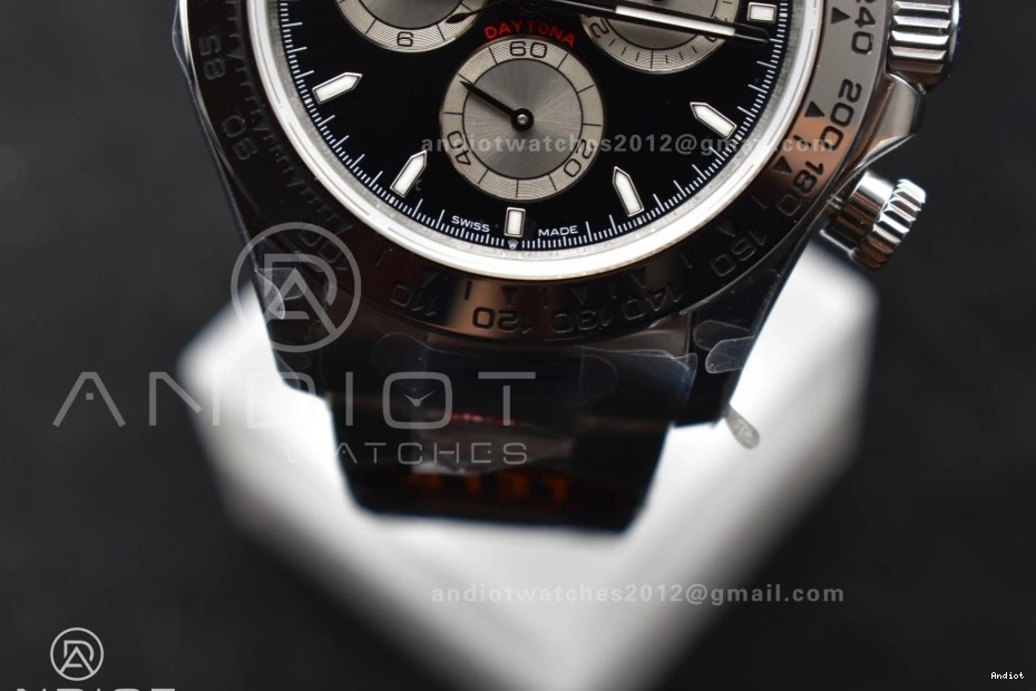 SH4131 Dial Black Durable Silver 1:1 Daytona Edition QF 126509 on 794 Bracelet V SS Best 0809
